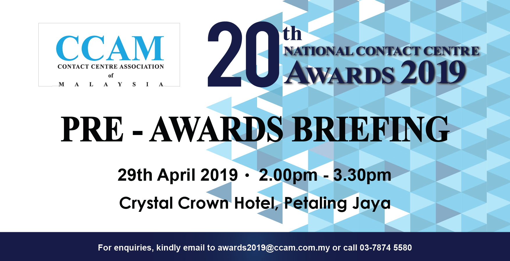 Pre Awards Briefing 2019