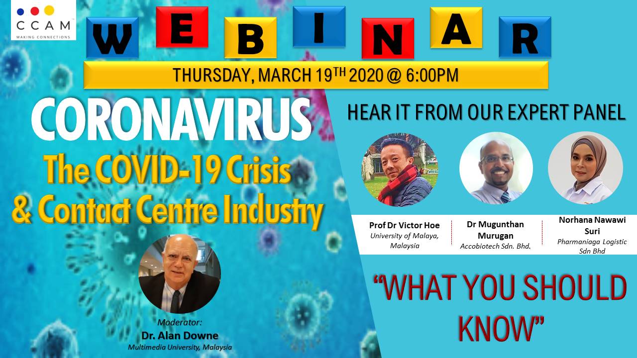 Webinar – Coronavirus! The Covid-19 & Contact Centre Industry “What You Should Know”